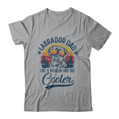 Vintage Labrador Dad Like A Regular Dad But Cooler Funny T-Shirt & Hoodie | Teecentury.com