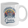 Vintage Labrador Dad Like A Regular Dad But Cooler Funny Mug Coffee Mug | Teecentury.com