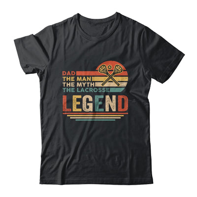 Vintage Lacrosse Dad The Man The Myth The Legend T-Shirt & Hoodie | Teecentury.com