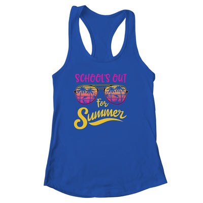 Vintage Last Day Of School Schools Out For Summer Teacher Shirt & Tank Top | teecentury