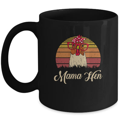 Vintage Mama Hen Chicken Gift For Mom Farm Women Mug Coffee Mug | Teecentury.com