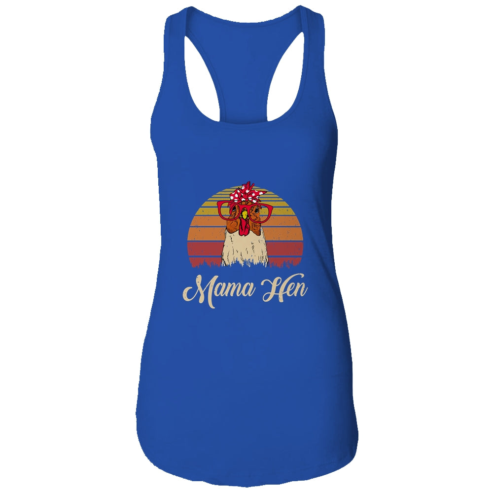 Vintage Mama Hen Chicken Gift For Mom Farm Women T-Shirt & Tank Top | Teecentury.com