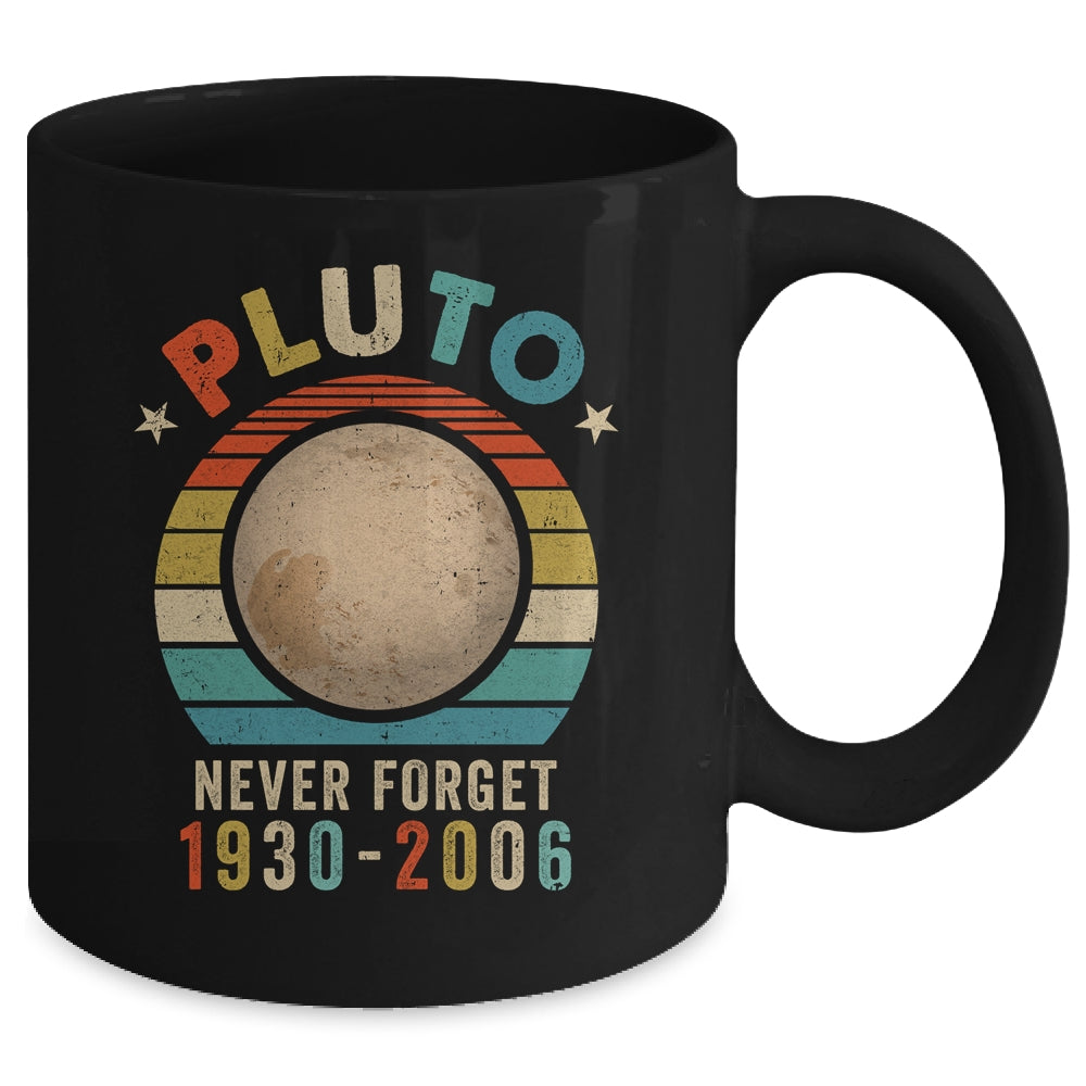 Vintage Never Forget Pluto Nerdy Astronomy Space Science Mug | teecentury