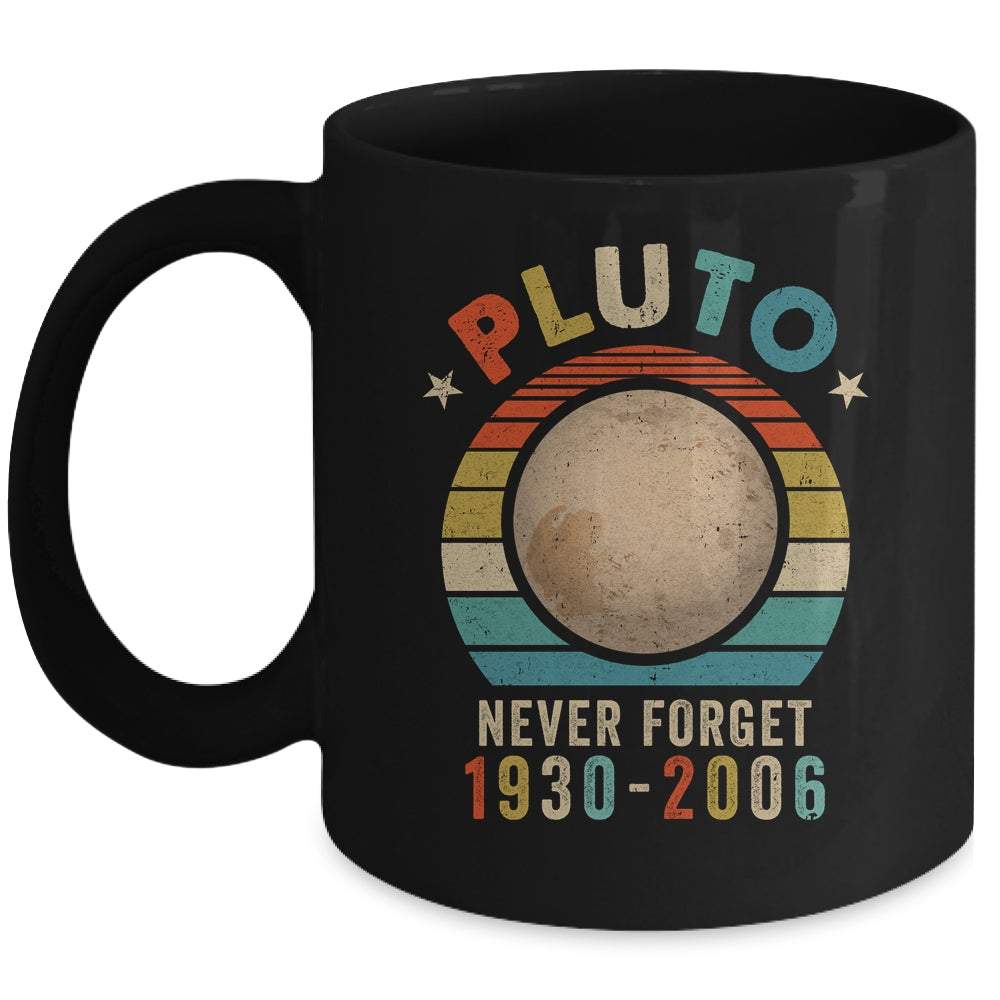 Vintage Never Forget Pluto Nerdy Astronomy Space Science Mug | teecentury