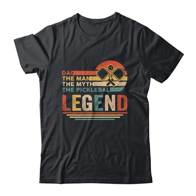 Vintage Pickleball Dad The Man The Myth The Legend T-Shirt & Hoodie | Teecentury.com
