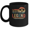 Vintage Pickleball Dad The Man The Myth The Legend Mug Coffee Mug | Teecentury.com