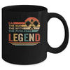 Vintage Pickleball Dad The Man The Myth The Legend Mug Coffee Mug | Teecentury.com