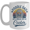 Vintage Poodle Dad Like A Regular Dad But Cooler Funny Mug Coffee Mug | Teecentury.com