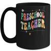 Vintage Preschool Teacher Back To School Mug | teecentury