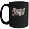 Vintage Retro Baseball Mom Funny Mother's Day Mug Coffee Mug | Teecentury.com