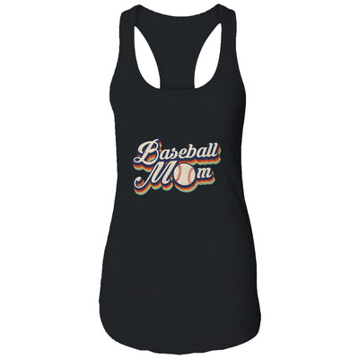 Vintage Retro Baseball Mom Funny Mother's Day T-Shirt & Tank Top | Teecentury.com