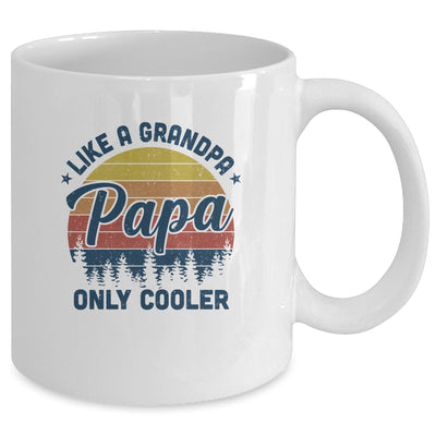 Vintage Retro Funny For Dad Papa Like A Grandpa Mug Coffee Mug | Teecentury.com