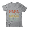 Vintage Retro Papa Because Grandpa Is For Old Guys Funny T-Shirt & Hoodie | Teecentury.com