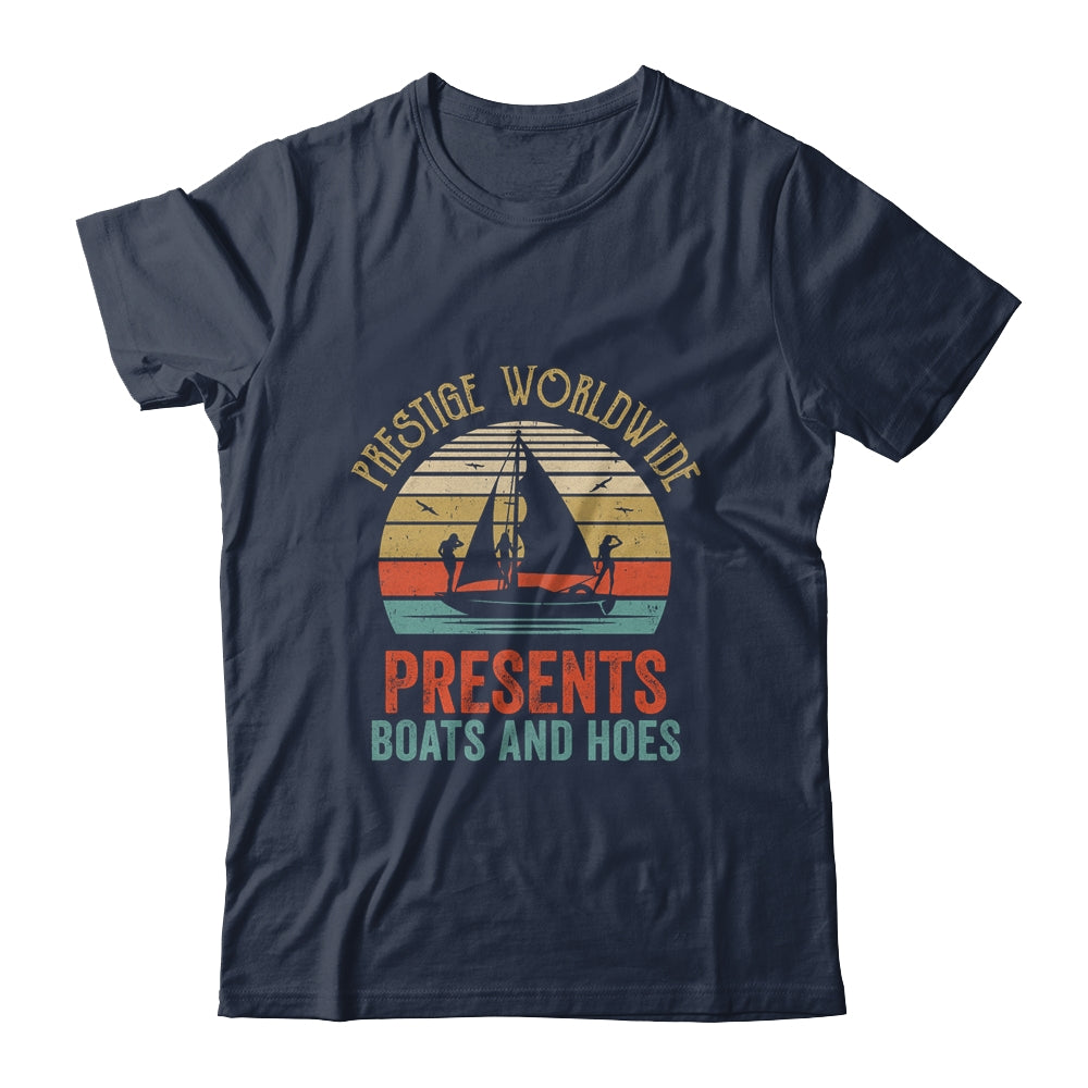 Vintage Retro Prestige Worldwide Presents Boats And Hoes T-Shirt & Tank Top | Teecentury.com