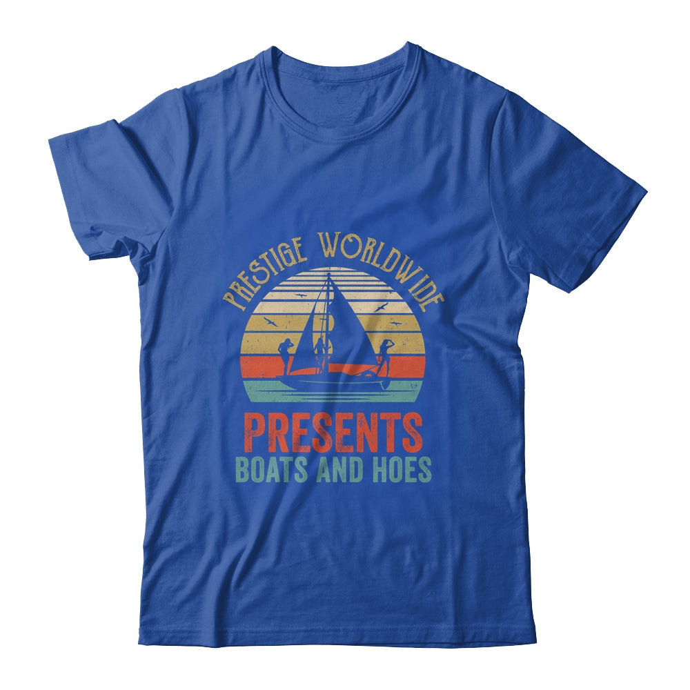Vintage Retro Prestige Worldwide Presents Boats And Hoes T-Shirt & Tank Top | Teecentury.com