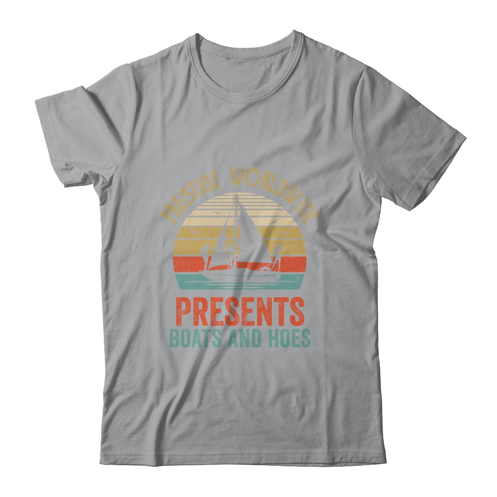 Vintage Retro Prestige Worldwide Presents Boats And Hoes T-Shirt & Tank Top | Teecentury.com
