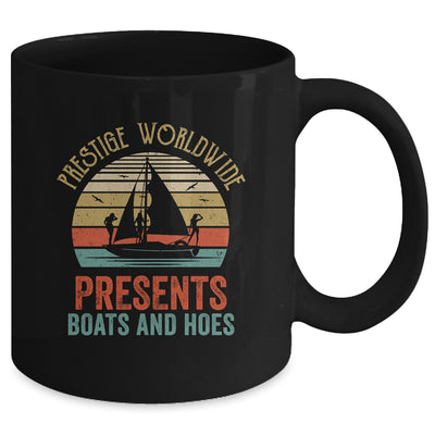 Vintage Retro Prestige Worldwide Presents Boats And Hoes Mug Coffee Mug | Teecentury.com