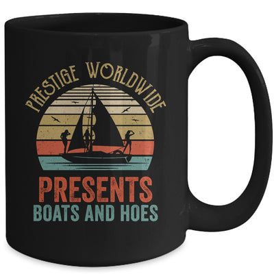Vintage Retro Prestige Worldwide Presents Boats And Hoes Mug Coffee Mug | Teecentury.com