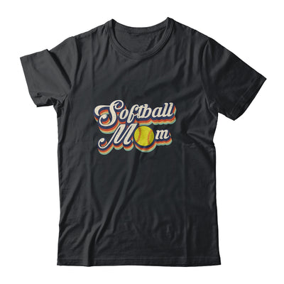 Vintage Retro Softball Mom Funny Mother's Day T-Shirt & Tank Top | Teecentury.com