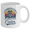 Vintage Schnauzer Dad Like A Regular Dad But Cooler Funny Mug Coffee Mug | Teecentury.com