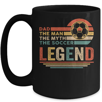 Vintage Soccer Dad The Man The Myth The Legend Mug Coffee Mug | Teecentury.com