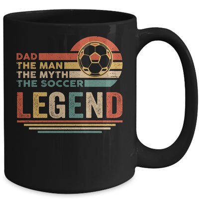 Vintage Soccer Dad The Man The Myth The Legend Mug Coffee Mug | Teecentury.com