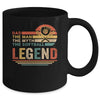 Vintage Softball Dad The Man The Myth The Legend Mug Coffee Mug | Teecentury.com