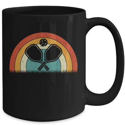 Vintage Sunset Pickleball Cool Pickleball Mug | teecentury