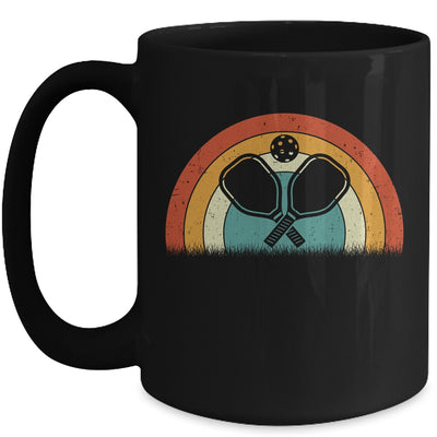 Vintage Sunset Pickleball Cool Pickleball Mug | teecentury