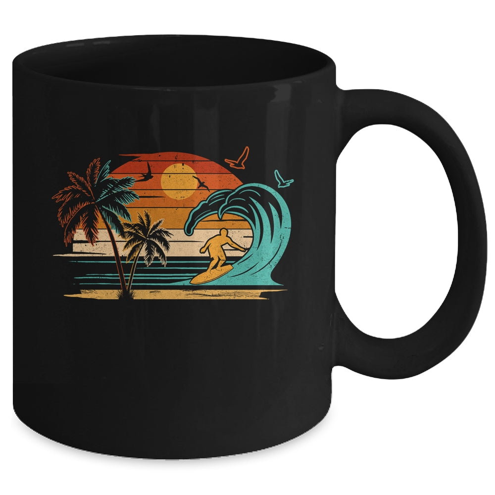 Vintage Surfer Retro Surfing Beach Surf Mug | teecentury