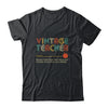 Vintage Teacher Knows More Than She Says Gift Definition T-Shirt & Hoodie | Teecentury.com