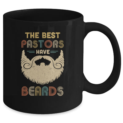 Vintage The Best Pastors Have Beards Pastor Gift Mug Coffee Mug | Teecentury.com