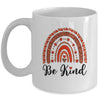 Vintage Unity Day Be Kind Rainbow Orange Mug | teecentury