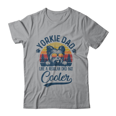 Vintage Yorkie Dad Like A Regular Dad But Cooler Funny T-Shirt & Hoodie | Teecentury.com