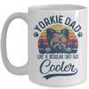 Vintage Yorkie Dad Like A Regular Dad But Cooler Funny Mug Coffee Mug | Teecentury.com