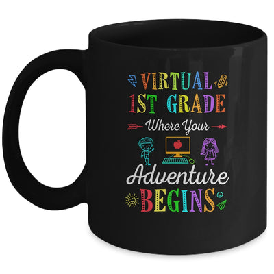 Virtual 1st Grade Where Your Adventure Begins Teacher Mug Coffee Mug | Teecentury.com