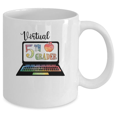 Virtual Fifth Grader Distance Learning Back To School Mug Coffee Mug | Teecentury.com