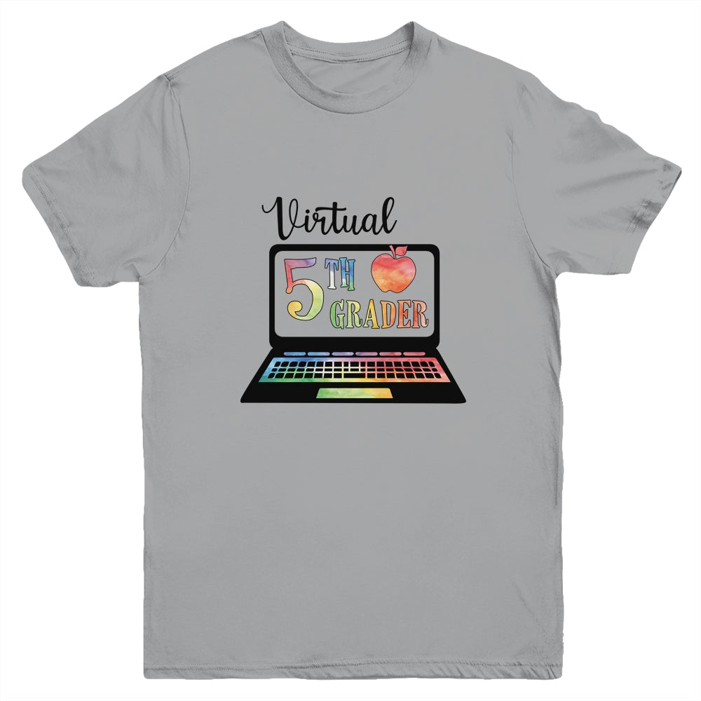 Virtual Fifth Grader Distance Learning Back To School Youth Youth Shirt | Teecentury.com