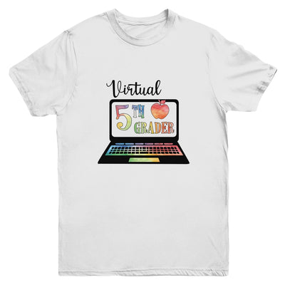 Virtual Fifth Grader Distance Learning Back To School Youth Youth Shirt | Teecentury.com