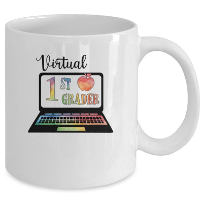Virtual First Grader Distance Learning Back To School Mug Coffee Mug | Teecentury.com