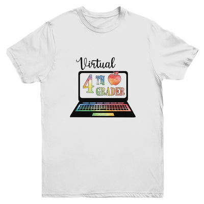 Virtual Fourth Grader Distance Learning Back To School Youth Youth Shirt | Teecentury.com