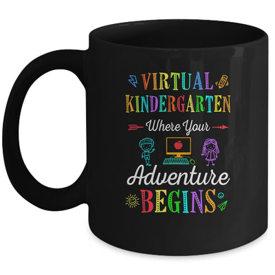 Virtual Kindergarten Where Your Adventure Begins Teacher Mug Coffee Mug | Teecentury.com