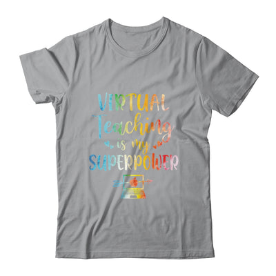 Virtual Teaching Is My Superpower Teacher Distance Learning T-Shirt & Hoodie | Teecentury.com