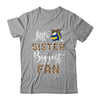 Volleyball Little Sister Biggest Fan Volleyball Sister Leopard Shirt & Tank Top | teecentury