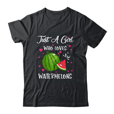 Watermelon For Girls Just A Girl Who Loves Watermelons T-Shirt & Tank Top | Teecentury.com
