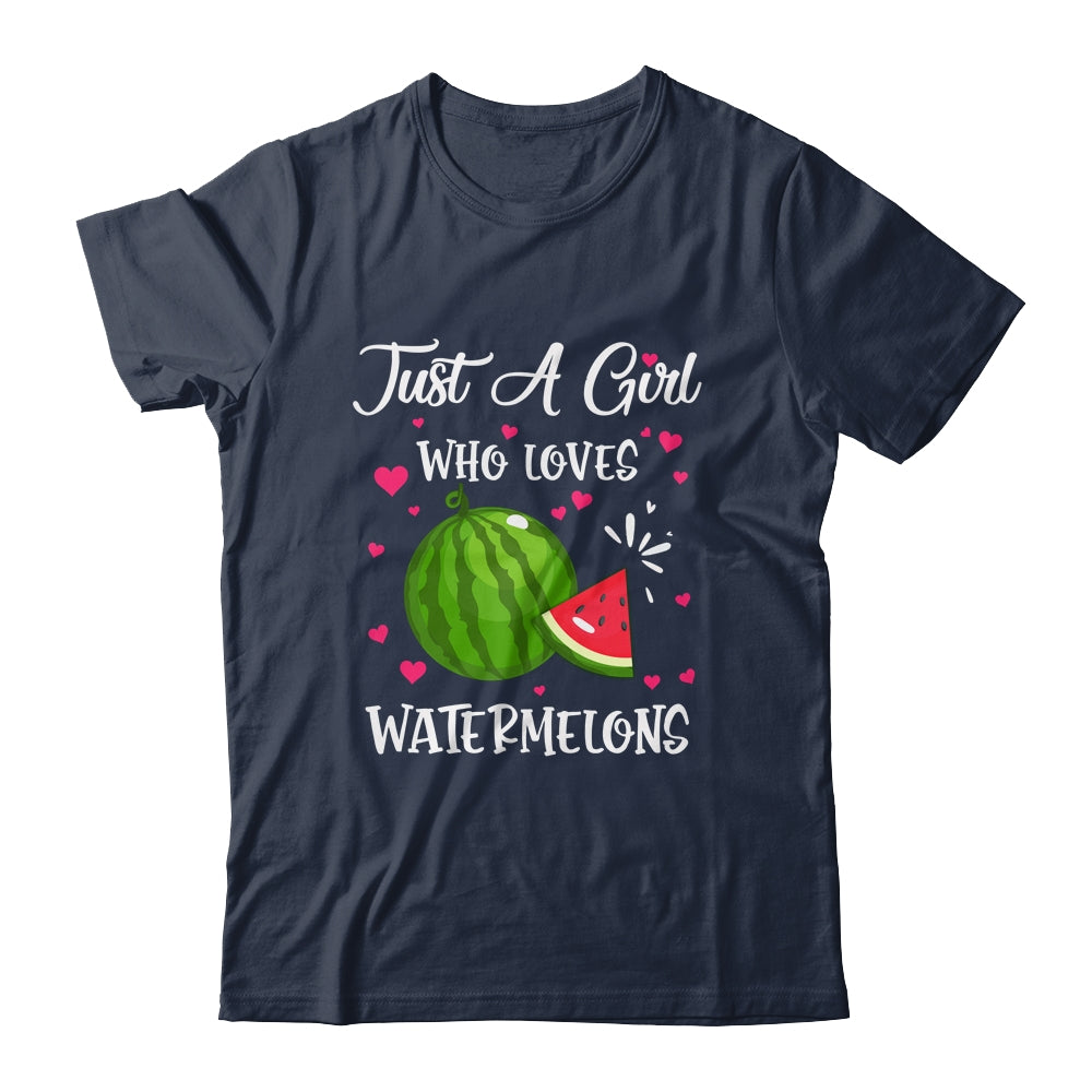 Watermelon For Girls Just A Girl Who Loves Watermelons T-Shirt & Tank Top | Teecentury.com