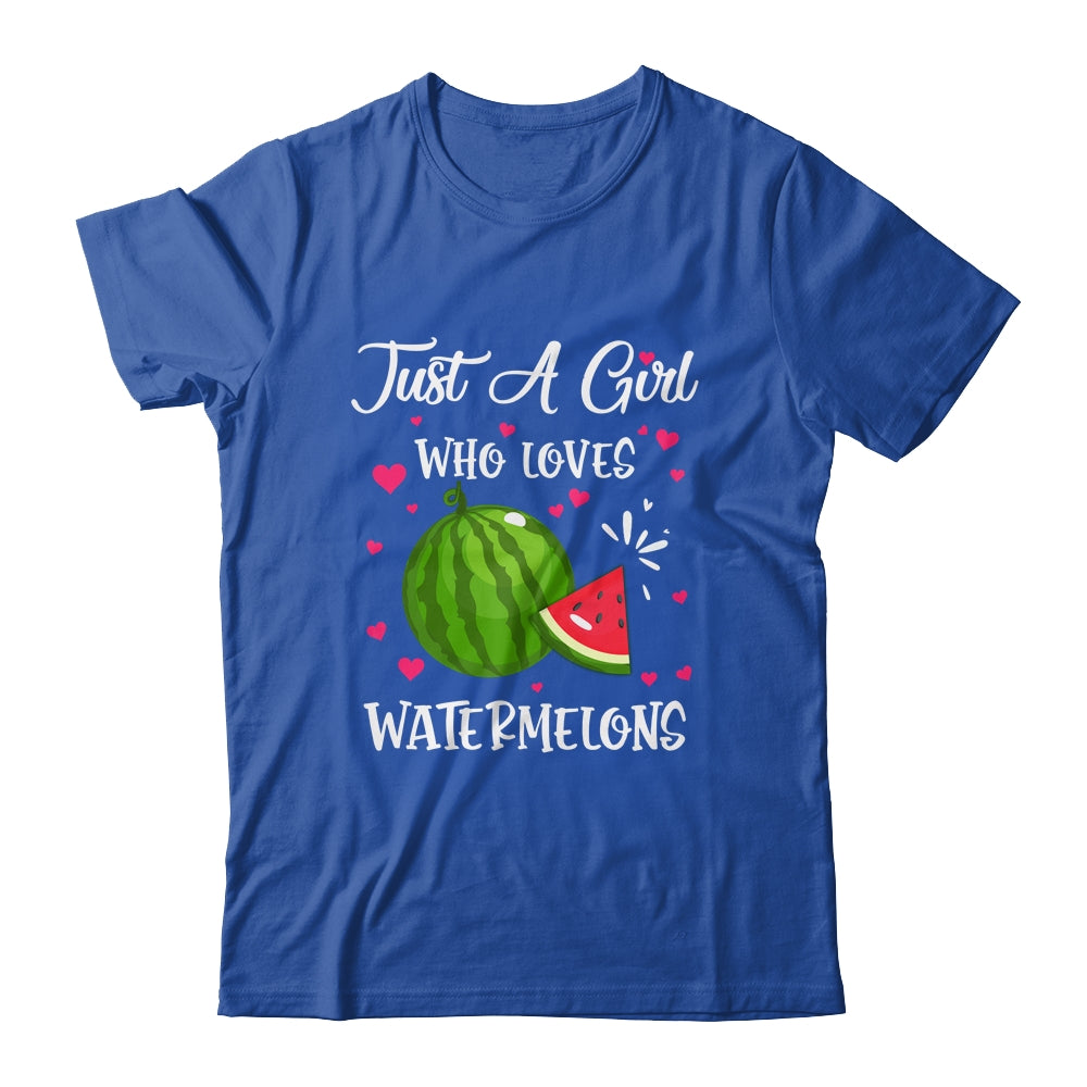 Watermelon For Girls Just A Girl Who Loves Watermelons T-Shirt & Tank Top | Teecentury.com