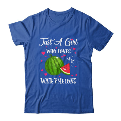Watermelon For Girls Just A Girl Who Loves Watermelons T-Shirt & Tank Top | Teecentury.com