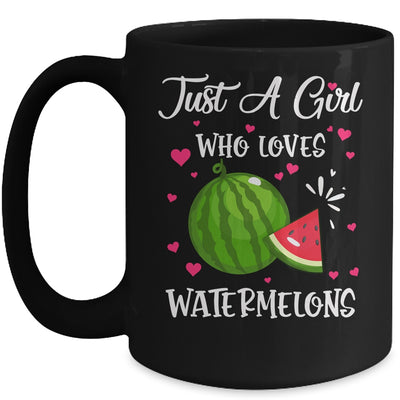 Watermelon For Girls Just A Girl Who Loves Watermelons Mug Coffee Mug | Teecentury.com