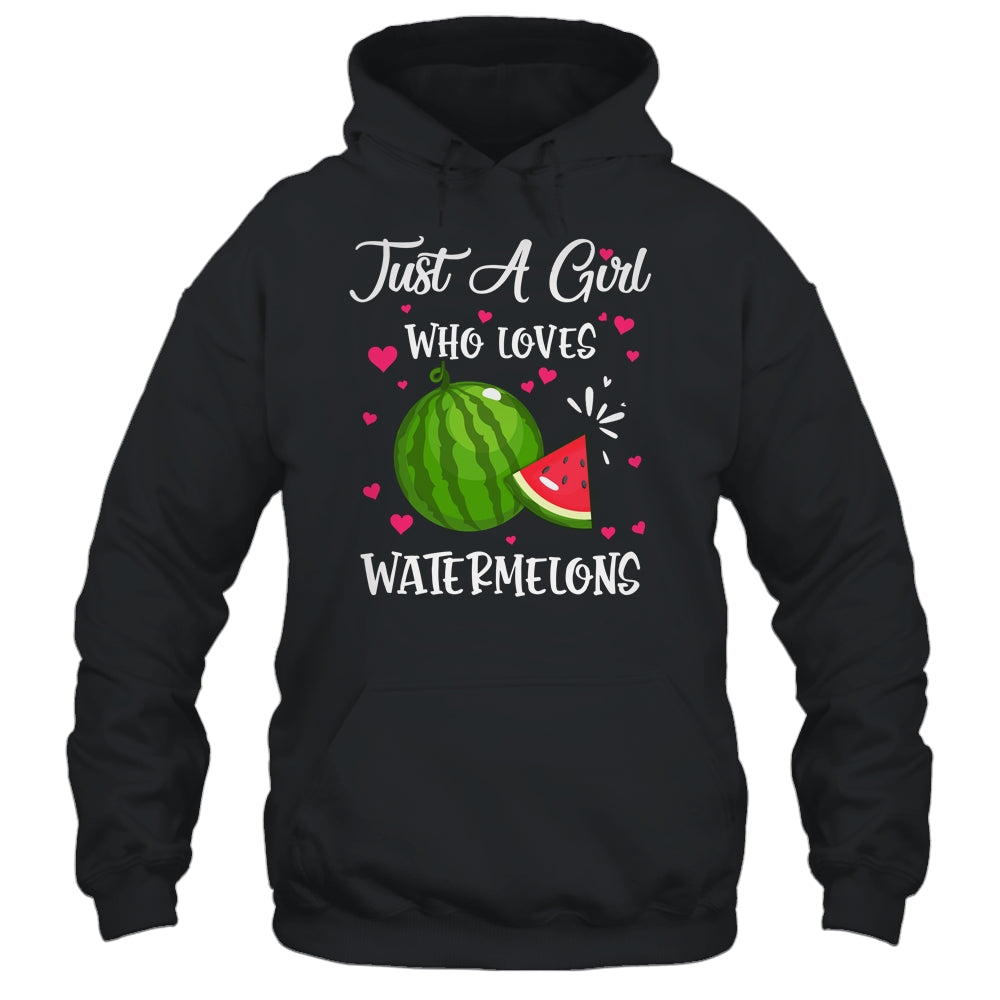 Watermelon For Girls Just A Girl Who Loves Watermelons T-Shirt & Tank Top | Teecentury.com